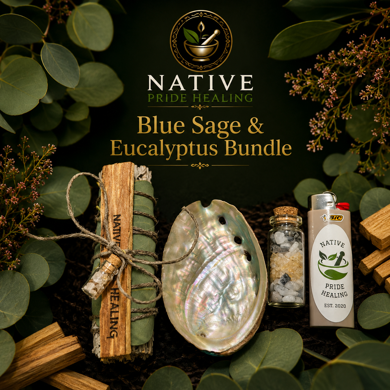 Blue Sage & Eucalyptus Bundle