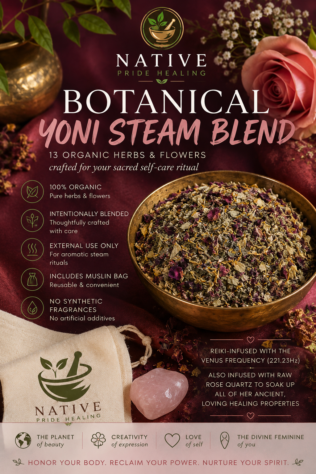 Botanical Yoni Steam Blend