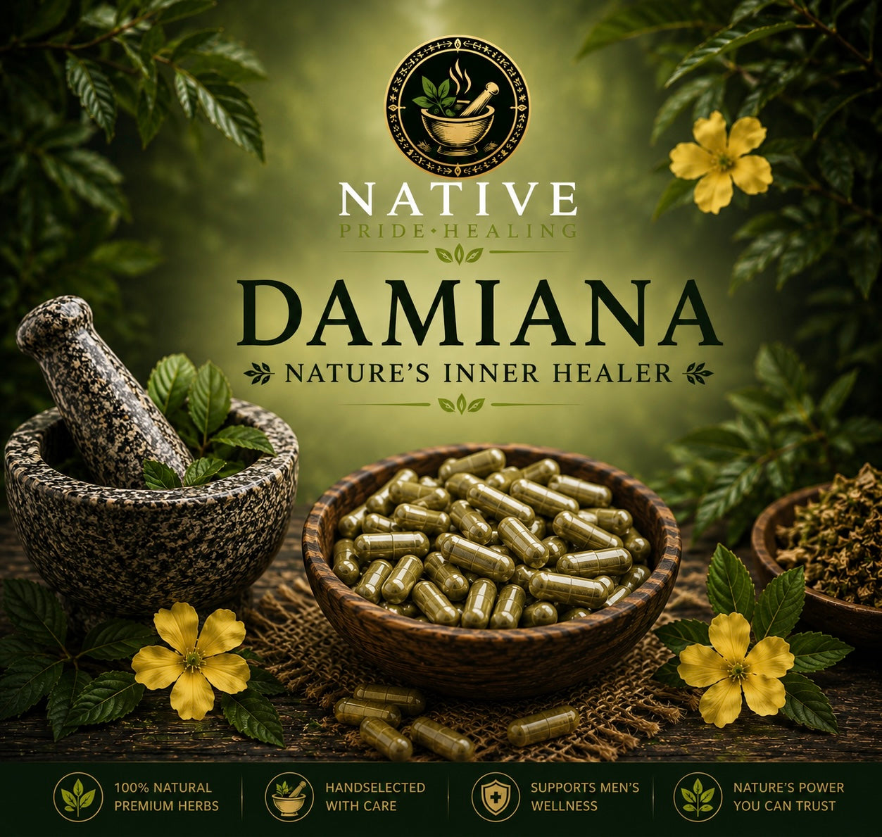 Damiana Leaf Capsules